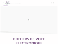 Tablet Screenshot of easyvote.fr